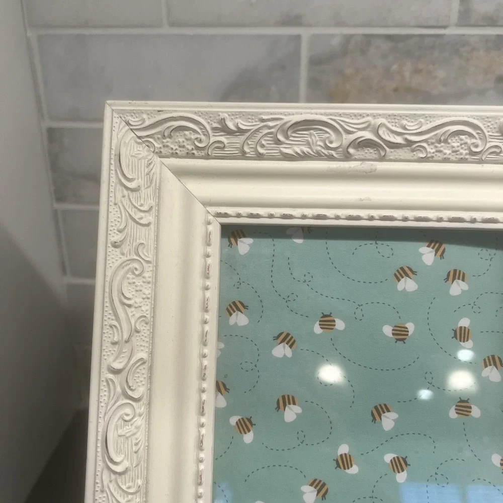 Ornate Antique white,Distressed, French Country,Farmhouse 8